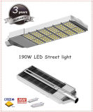 190W Super Brightness LED Street Light with 3 Years Warranty