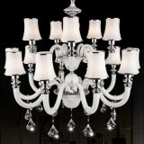 Beautiful Crystal Lamp Villa Modern Chandelier (GD-160-10+5)
