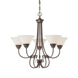 Hot Sale Chandelier with Glass Shade (1365RBZ)