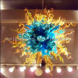 Blue Blown Glass Chandelier for House Decoration