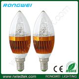 High Brightness E14 3W Epistar LED Candle Light Bulbs