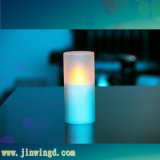 Battery Operated Remote Control Frosted Cup Candle Light LED (JR-03R-18)