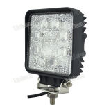 Popular 4inch Square 10-80V 24W Folklift LED Work Light, Auxiliary Light