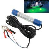 12V LED Green Underwater Boat Night Fishing Fish Bait Lure Submersible Light