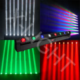 8PCS 10W Beam LED Lights for DJ Clubs Stage Show Lighting