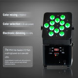 Wireless Battery Operated 12*18W RGBWA+UV LED Lighting PAR Can