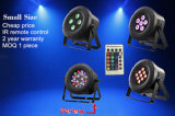 2015 New 4/6/7/9/24 Slim Battery Powered LED PAR Light Series with IR Remote Control From China