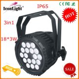 IP65 18*3W RGB 3in1 PAR Light LED Lighting (ICON-A020B)