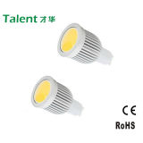 Aluminum CE RoHS, GU10 MR16 Socket 7W COB LED Spotlight