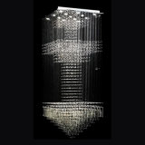 Modern Square Chandeliers Crystal Home Large Lighting (EM3328-9L)