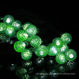 30 Green LED Crystal Ball Solar Energy Strings Lights