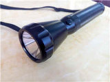 Middle Switch Soft Touch Rechargeable LED Aluminum Flashlight