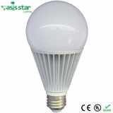 12W Plastic&Aluminium E27 LED Bulb Light