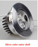 Silver Color Outer Shell Epistar 2835SMD LED Down Light