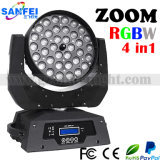 36*10W RGBW Moving Head 4in1 LED Zoom Light
