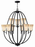 Contemporary Glass Shade Chandeliers Lamp Light Fixture (51918)