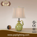 Big Lamp Shade Kettle Chinese Green Ceramic Table Lamp