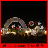 Atificial Outdoor Commercial Street Christmas LED Motif Arch Light