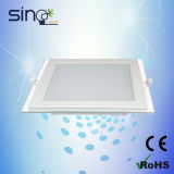 New Design Glass LED Square Panel Light 18W, Recessed Glass LED Down Light