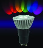 5w RGB LED Spto Light/Spotlight Gu10 With IR Remote Controller