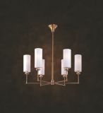 6 Light New Classical Brass Chandelier Lightings (N10010-6)