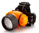 14 LED 4-Mode Plastic Headlight Orange Color