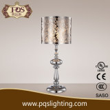 Flower Shade Silver Modern Table Lamp