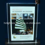 LED Slim Light Box for Advertising with Screw