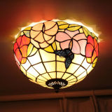 Hotel Project Cheap Tiffany Ceiling Lamp with Europe Style for Hotel (XC12016)