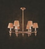 Chandelier with Fabric Shade (N10040-6)