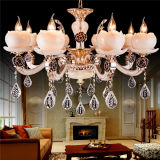 Classic Home Crystal Chandelier, Newly Style Chandelier with Rose Shade