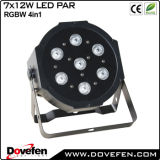 Cheap Mini LED PAR Light RGBW 4in1 7X12W LED Flat Light