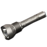 1X18650 Batt Anodized Aluminum LED Flashlight (T619)