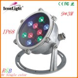 Swimming Pool LED Lighting IP68 Outdoor Light Underwater Lamp (ICON-C005-9*3W)