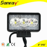 Square 9W Spot IP67/CE Auto LED Work Light for Car