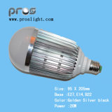 Aluminum 20W LED Light Bulbs (E27 B22 E14)