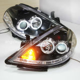 Tiida LED Angel Eyes Head Lamp for Nissan Ld