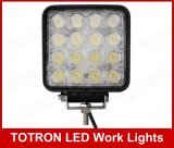 Totron 9-32 V DC 16LEDs 48W LED Work Light with Magnet Base