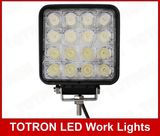 Totron 9-32 V DC 16LEDs 48W LED Work Light with Magnet Base