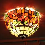 High Quality Cheap Tiffany Ceiling Lamp with Europe Style for Hotel (XC12009)