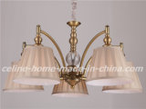 Unique Design Chandelier Light with Fabric Shade (SL2088-5B)