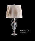 Good Quality Brass Crystal Guest Room Table Lamp (WT7137-1)