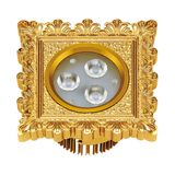 LED Spotlight with 24k Gold Finish