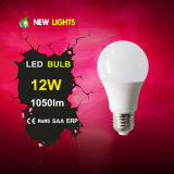 Hot A60 12W LED Globe Lamp E27/B22 LED Light Bulbs -Aluminum & PC