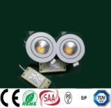 9W 630lm Ra80 Color Temperature Changeable LED Down Light