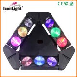 9X10W LED Moving Head Light with Sharp Beam Wash Effect
