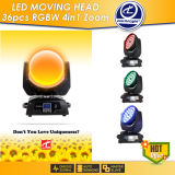 36*10W RGBW 4in1 Zoom LED Moving Stage Light