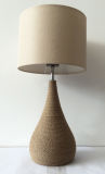 Modern Table Lamp with Straw Base (Hms3019)