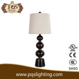 Modern Design Wooden Table Lamp with Fabric Shade (P0051TA)