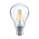 A19 Dimmable Clear LED Light Bulb with B22D 3.5W